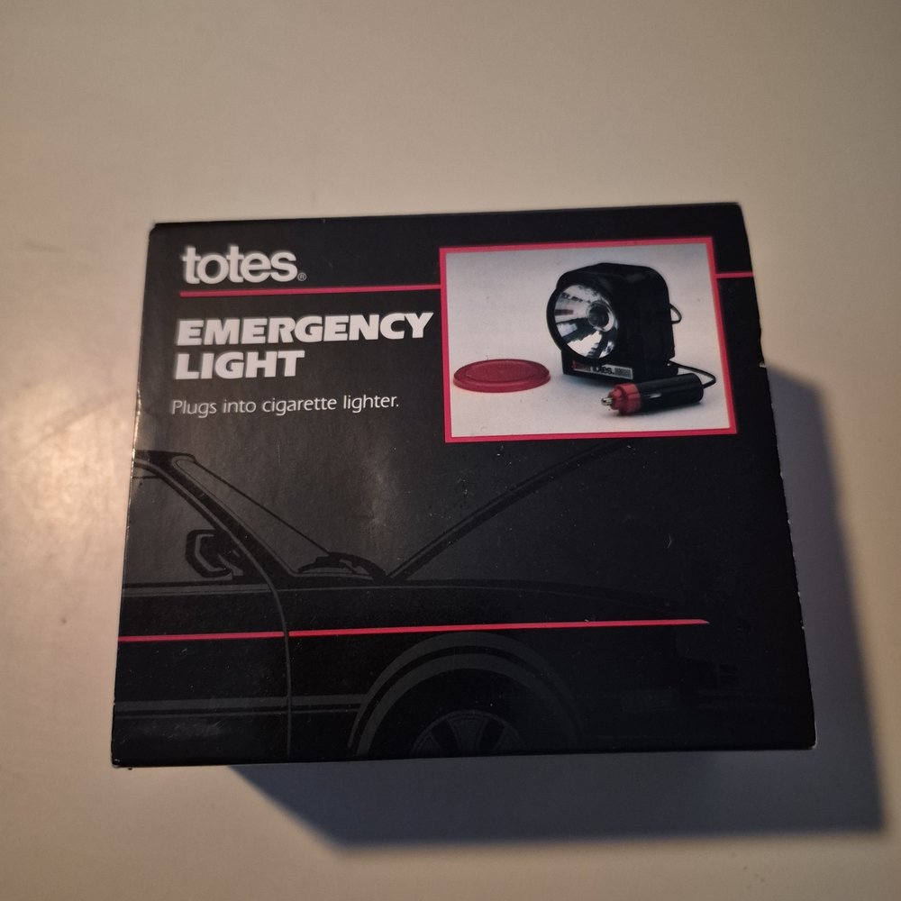 Vintage Totes Emergency Light Plugs Into Cigarette Lighter